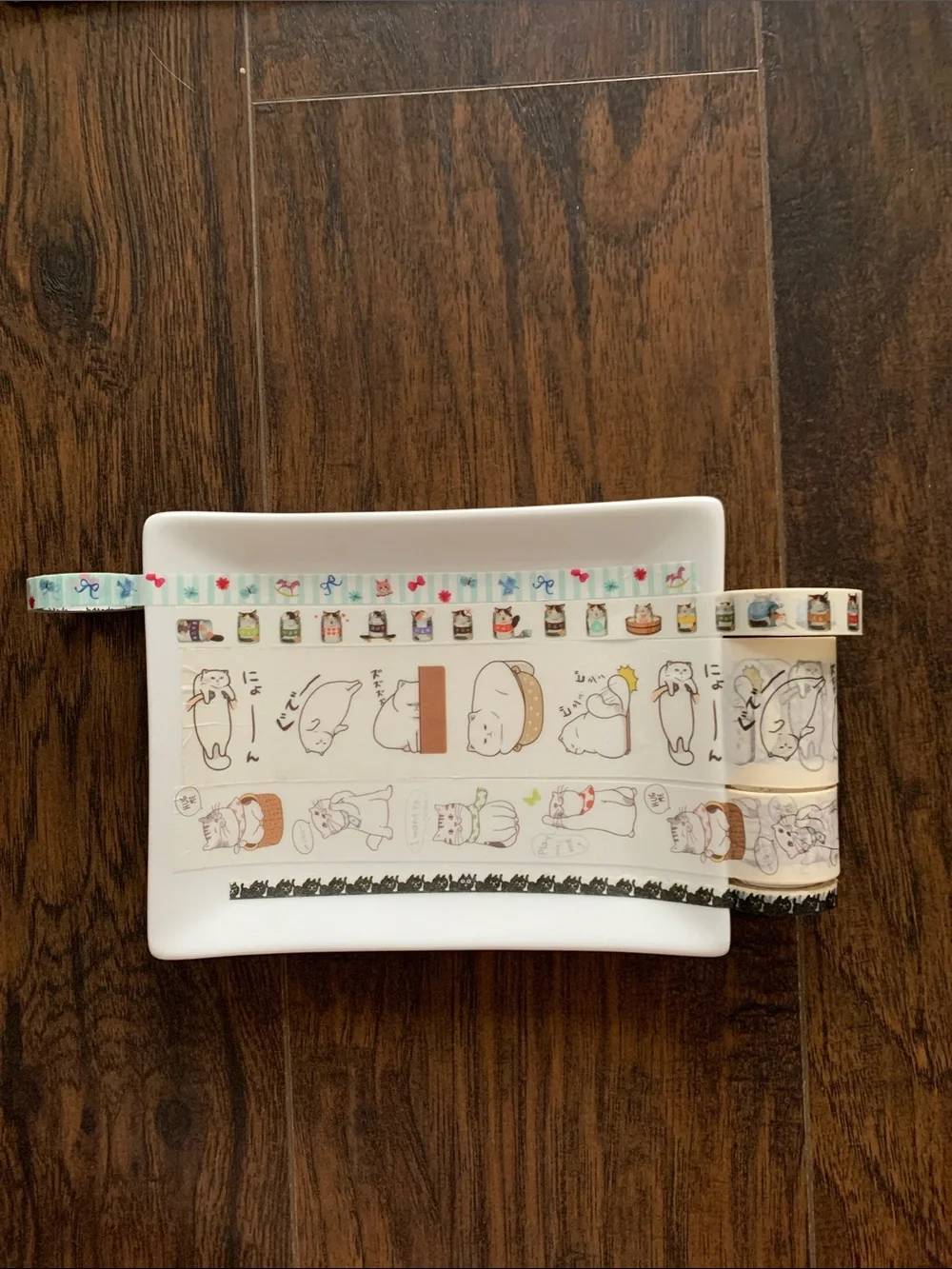 Cute Cat Washi Tape Set - Pastel Accents